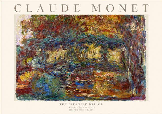 Monet The Japanese Bridge I No1 - Poszter