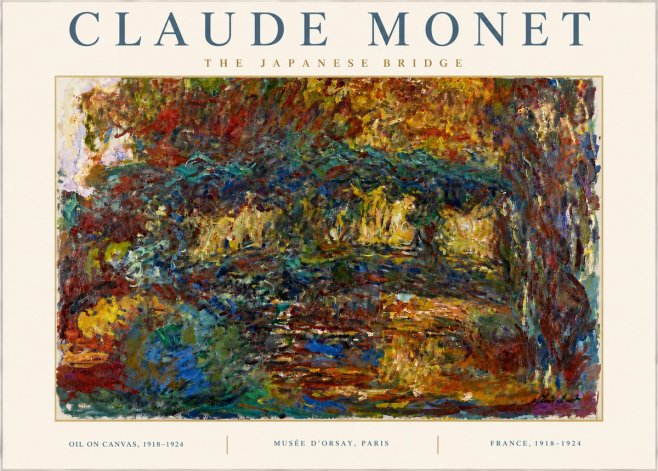 Monet The Japanese Bridge I No6 - Poszter