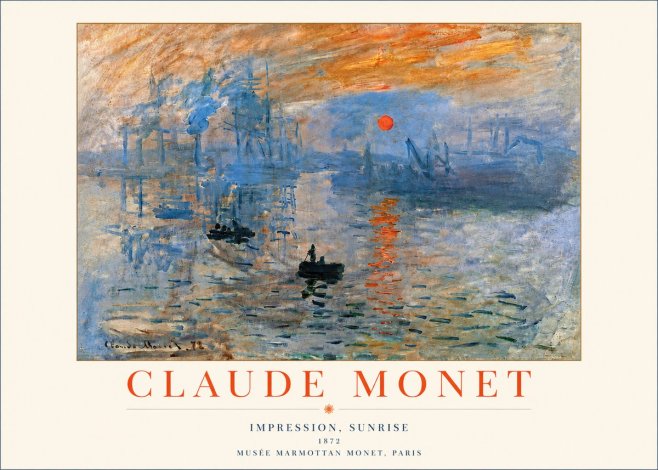 Monet Impression, Sunrise I No4 - Poszter