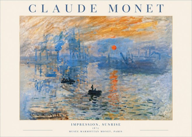 Monet Impression, Sunrise I No6 - Poszter