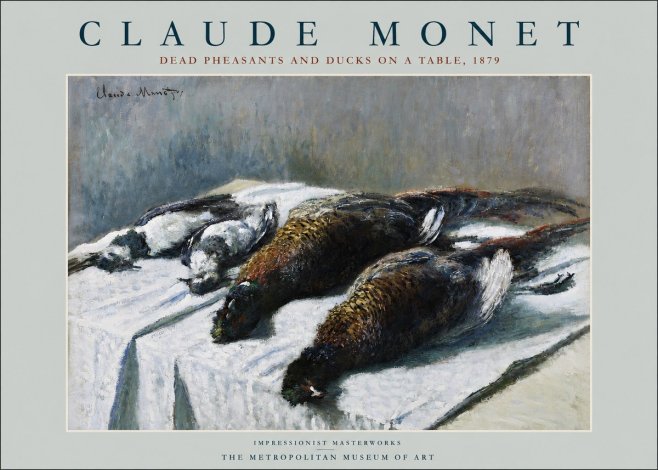 Monet Dead Pheasants and Ducks on a Table No2 - Poszter