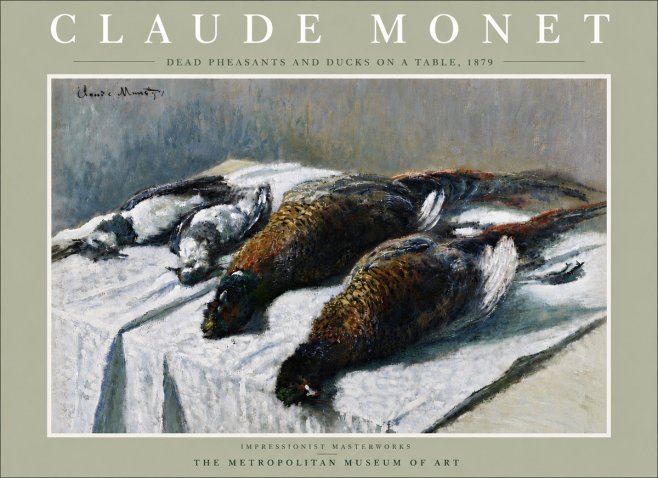Monet Dead Pheasants and Ducks on a Table No6 - Poszter