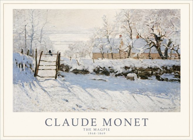 Monet The Magpie No1 - Poszter