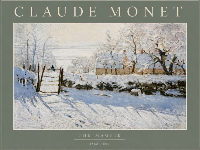 Monet The Magpie No4 - Poszter