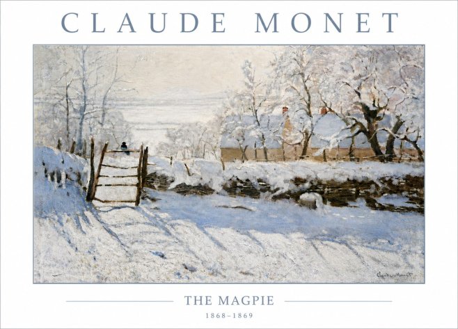 Monet The Magpie No6 - Poszter