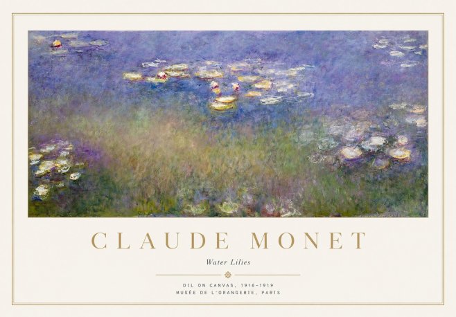 Monet Water Lilies VII No1 - Poszter