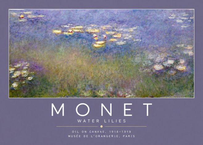 Monet Water Lilies VII No2 - Poszter