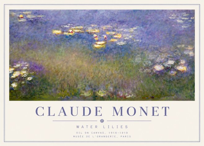 Monet Water Lilies VII No5 - Poszter
