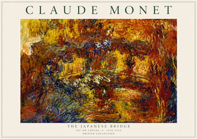 Monet The Japanese Bridge II No6 - Poszter