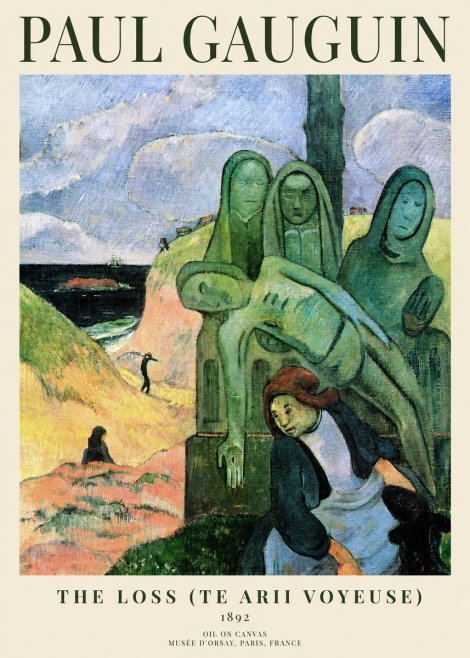 Paul Gauguin The Loss (Te Arii Voyeuse) No1 - Poszter