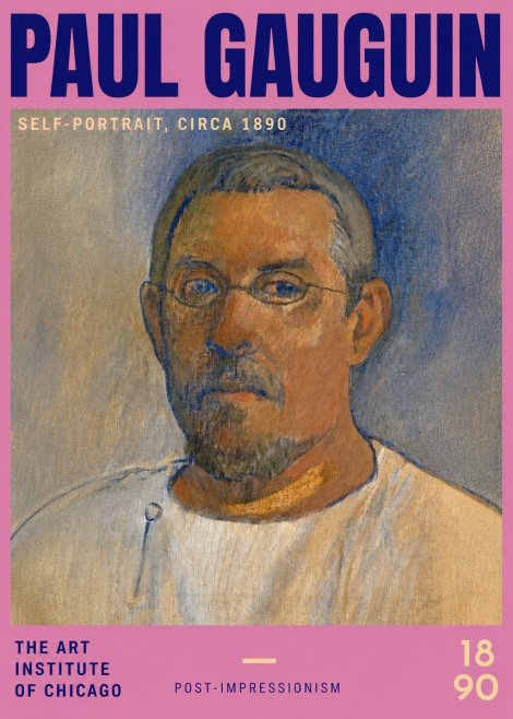 Paul Gauguin Self-portrait I No2 - Poszter