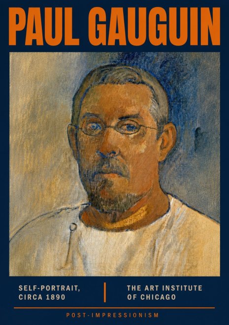 Paul Gauguin Self-portrait I No3 - Poszter