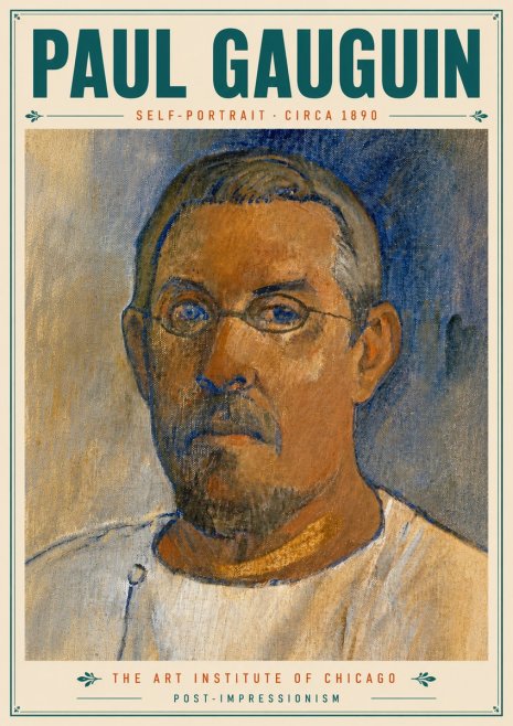 Paul Gauguin Self-portrait I No4 - Poszter