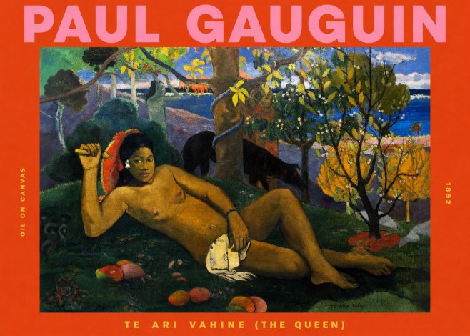 Paul Gauguin Te Ari Vahine (the Queen) No2 - Poszter