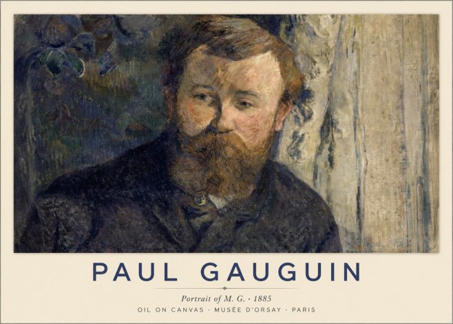 Paul Gauguin Portrait of the Artist (Self-portrait) No6 - Poszter