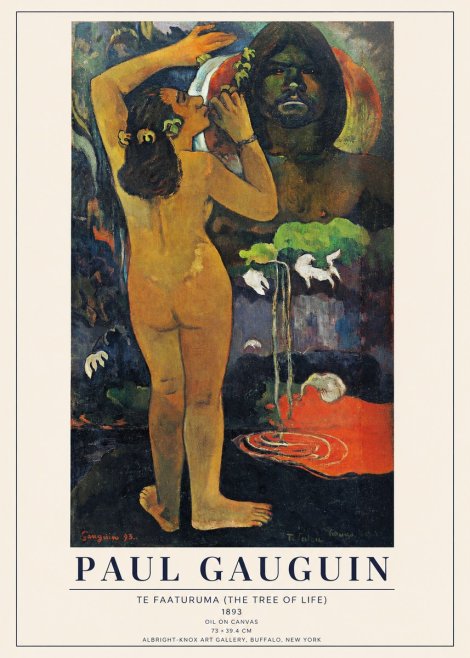 Paul Gauguin Te Faaturuma (the Tree of Life) No1 - Poszter