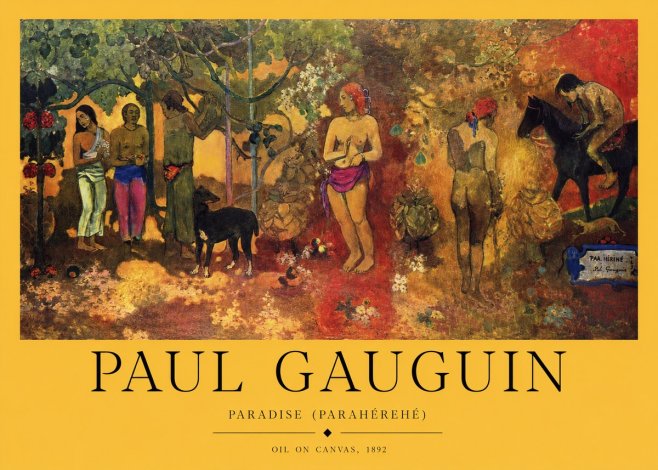 Paul Gauguin Paradise (Parahéréhé) No1 - Poszter