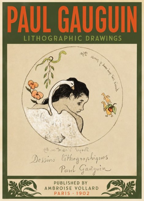 Paul Gauguin Dessins Lithographiques No4 - Poszter