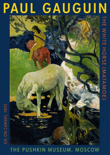 Paul Gauguin The Siamese (Tehura and Noa Noa) No5 - Poszter