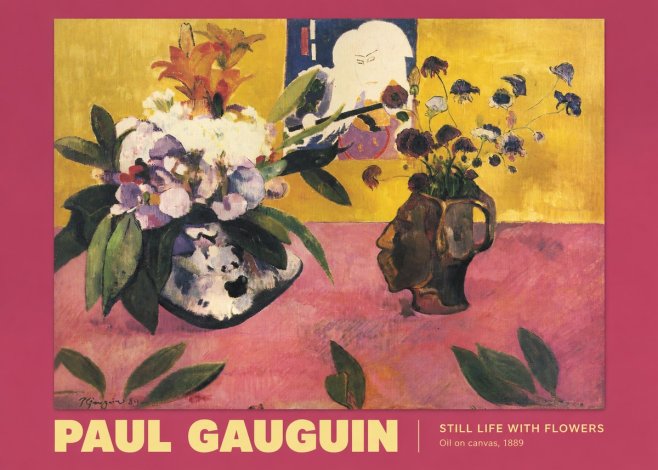 Paul Gauguin Still Life with Flowers No2 - Poszter