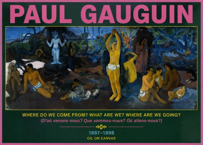 Paul Gauguin D'où Venons Nous? Que Sommes Nous? Où Allons Nous? No4 - Poszter