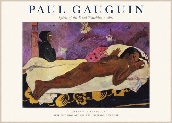Paul Gauguin Manao Tupapau (the Spirit of the Dead Watches) No5 - Poszter