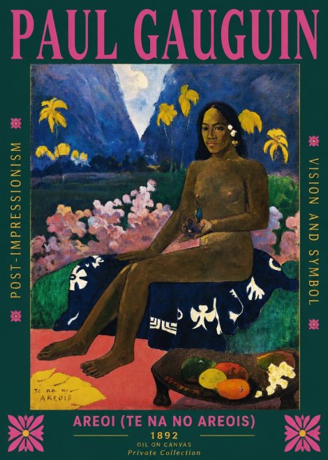 Paul Gauguin Te Na No Areois (the Seed of the Areoi) No6 - Poszter