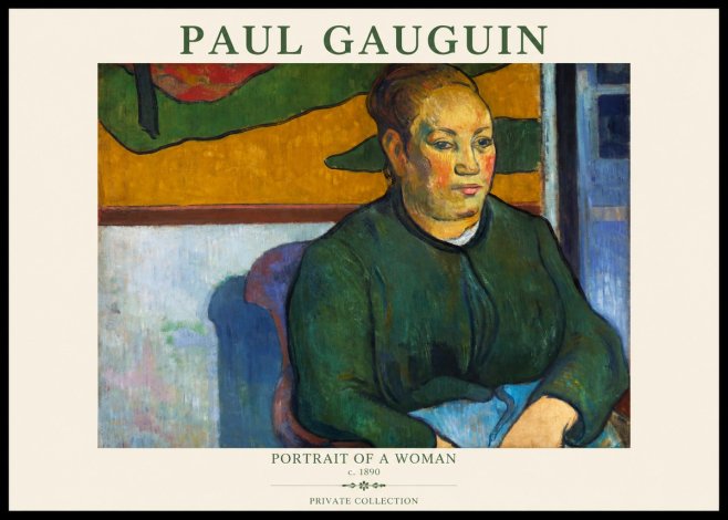 Paul Gauguin Portrait of a Woman No1 - Poszter