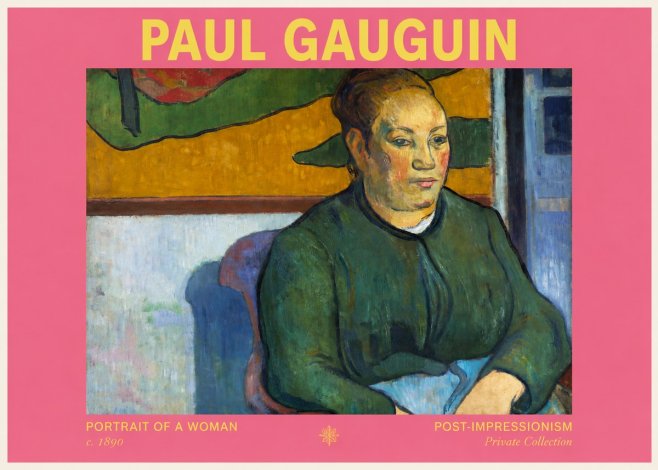 Paul Gauguin Portrait of a Woman No2 - Poszter