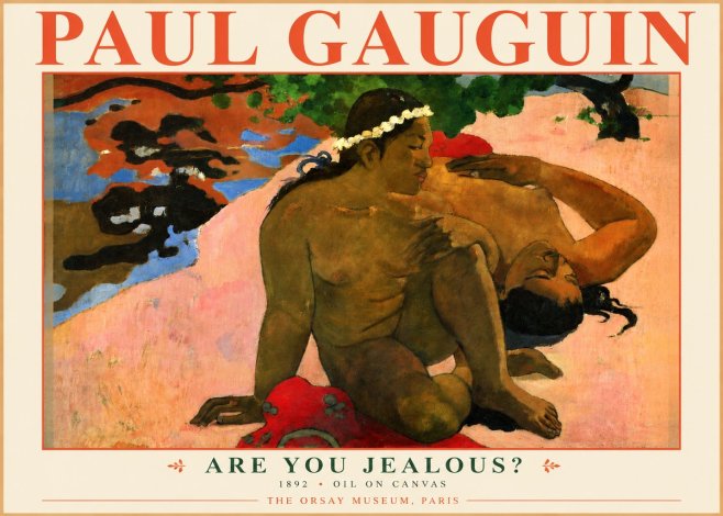 Paul Gauguin Are You Jealous? No3 - Poszter