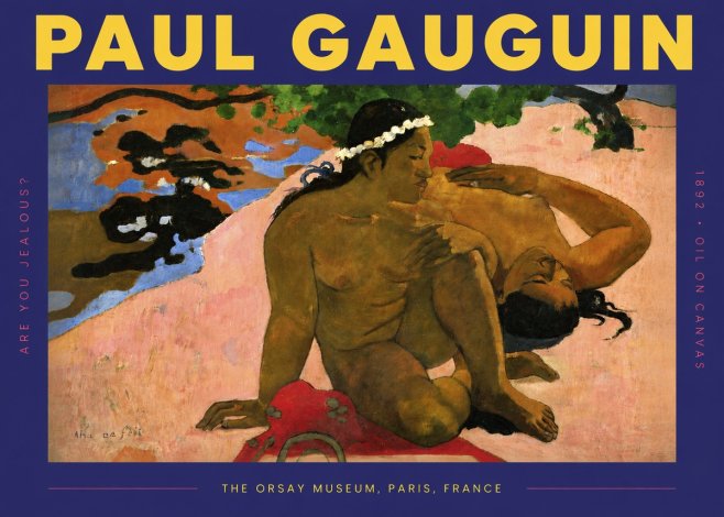 Paul Gauguin Are You Jealous? No4 - Poszter