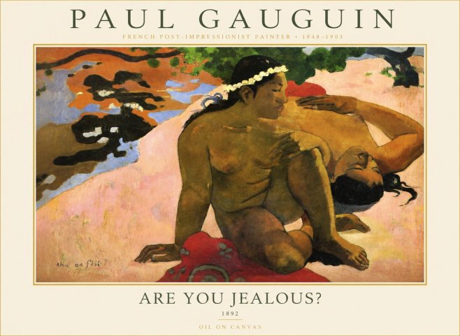 Paul Gauguin Are You Jealous? No5 - Poszter