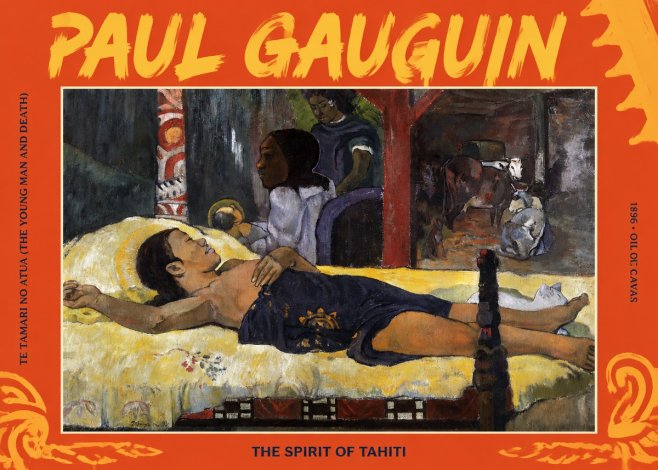 Paul Gauguin Te Tamari No Atua (the Young Man and Death) No2 - Poszter