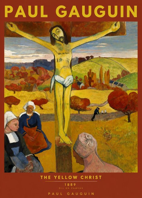 Paul Gauguin The Yellow Christ No2 - Poszter