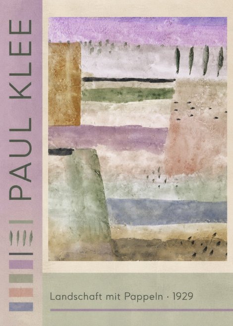 Paul Klee Landschaft Mit Pappeln No2 - Poszter