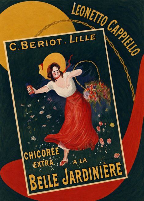 Leonetto Cappiello Chicorée Extra a La Belle Jardinière No6 - Poszter