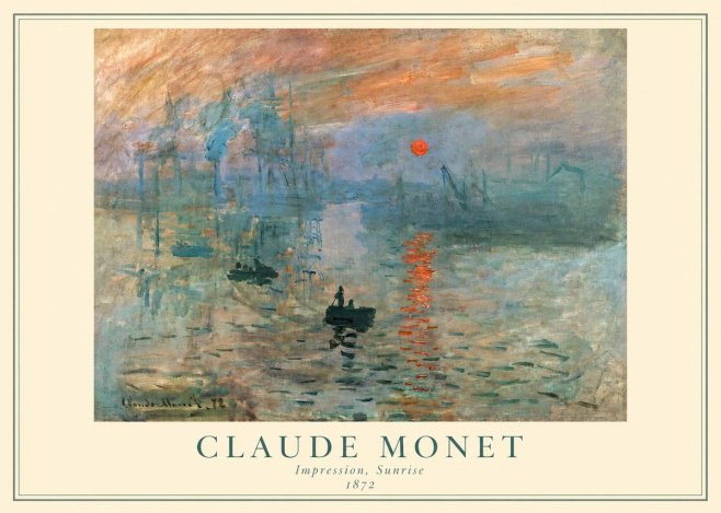 Monet Impression, Sunrise II No2 - Poszter