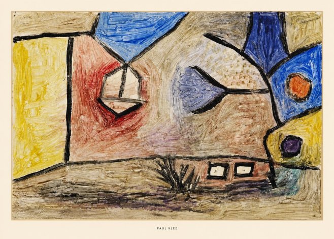 Paul Klee Der Niesen No5 - Poszter