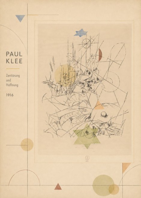 Paul Klee Zerstörung Und Hoffnung I No2 - Poszter