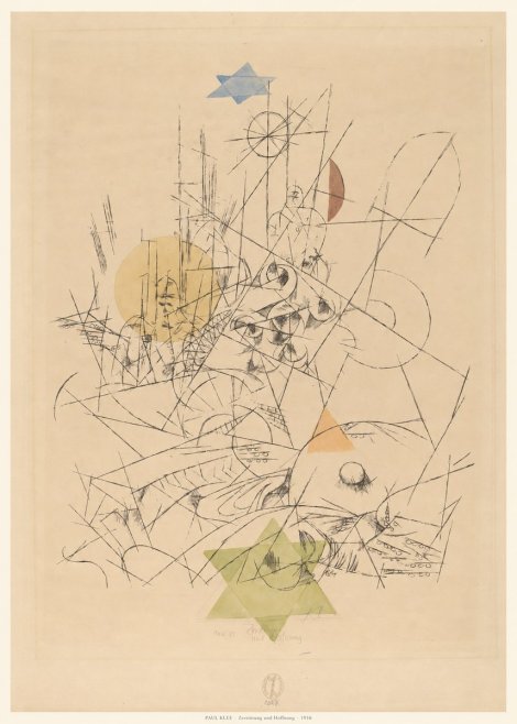 Paul Klee Zerstörung Und Hoffnung I No6 - Poszter