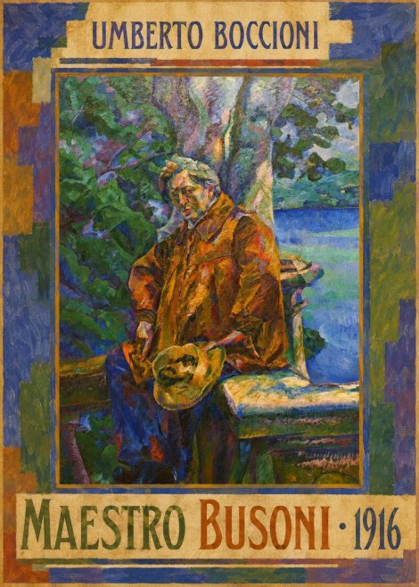 Umberto Boccioni Maestro Busoni No4 - Poszter