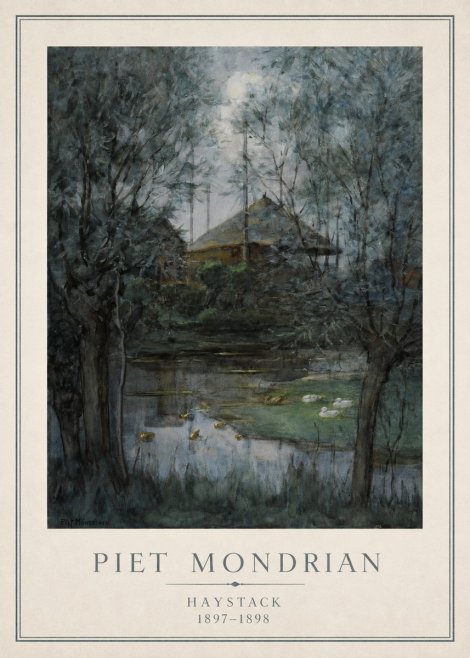 Piet Mondrian Haystack No1 - Poszter