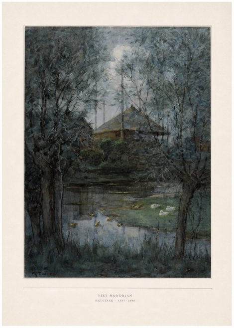 Piet Mondrian Haystack No4 - Poszter