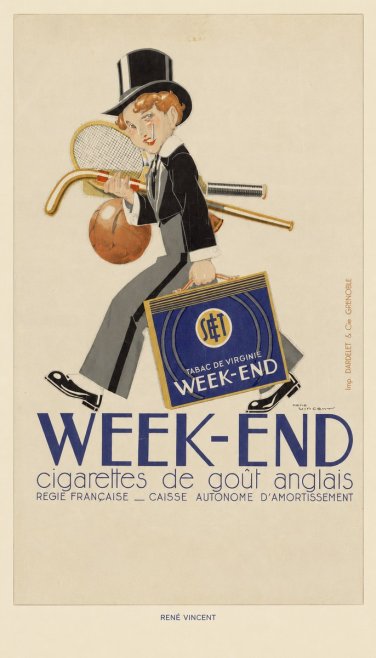 René Vincent Week-end No6 - Poszter