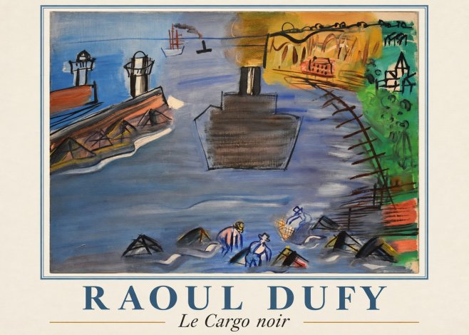 Raoul Dufy Le Cargo Noir No1 - Poszter