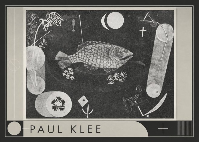 Paul Klee Abstract Fish No1 - Poszter
