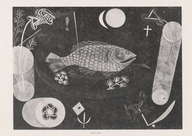 Paul Klee Abstract Fish No6 - Poszter