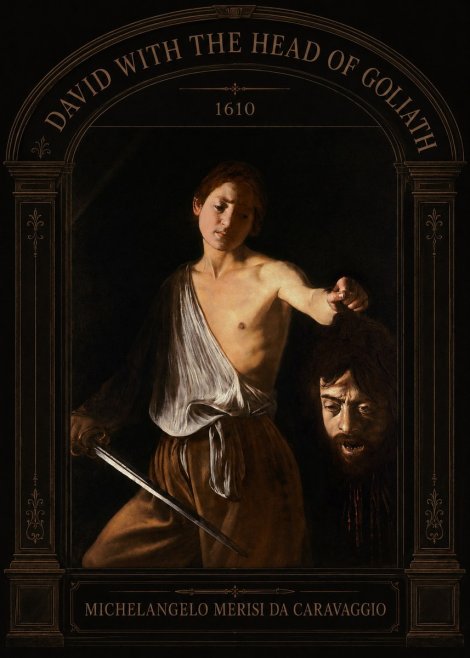 Michelangelo Merisi da Caravaggio David with the Head of Goliath III No3 - Poszter
