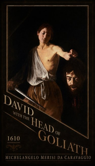 Michelangelo Merisi da Caravaggio David with the Head of Goliath III No4 - Poszter