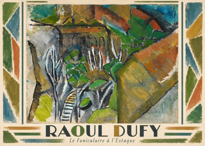 Raoul Dufy Le Funiculaire À L'estaque No1 - Poszter